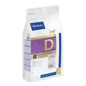 VIRBAC HPM CAT DERMATOLOGY SUPPORT sausā kaķu barība 3kg